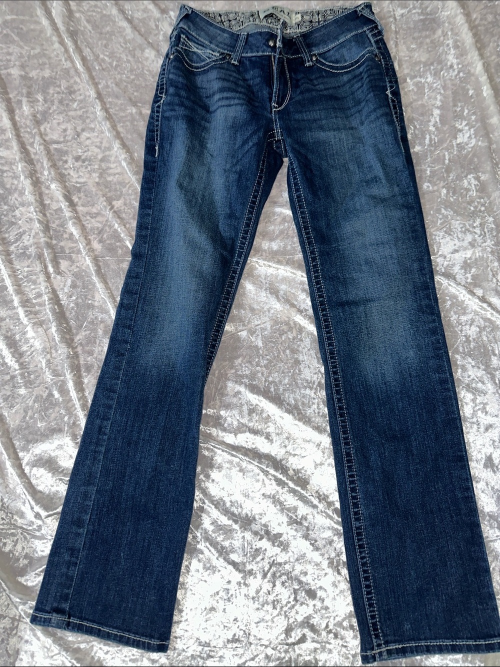 Ariat  Mid Rise Straight Dark Wash Jeans size 27s